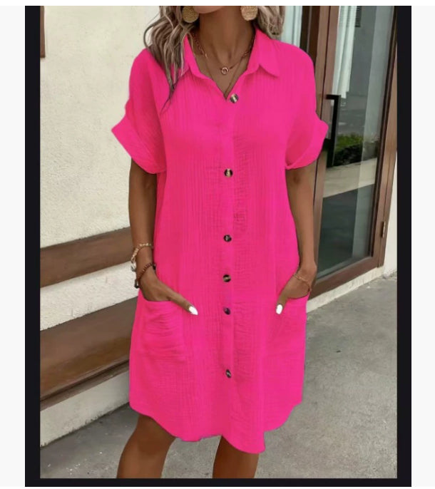 Lina Summer Shirt Dress