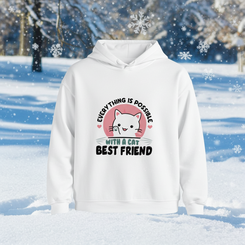 My Furry Best Friend Hoodie- Cozy Unisex Sweatshirt, Gift to Pet Lover