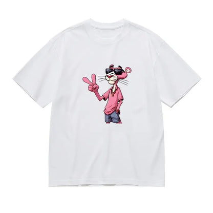 Pink Panther Women's Graphic T-Shirt – All-Season Fashion Top