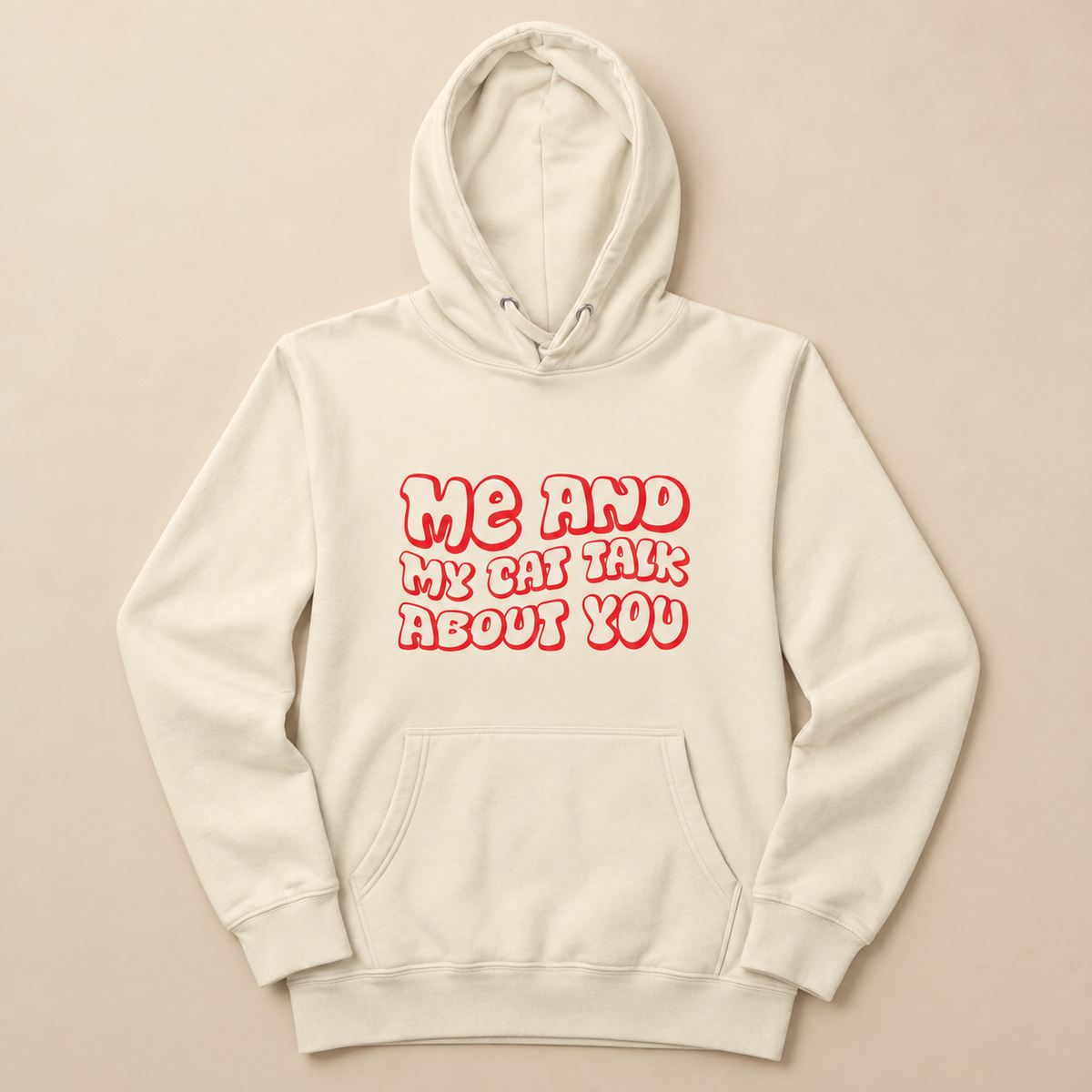 Me & My Cat Unisex Hoodie – Cozy Cat Lover Gift