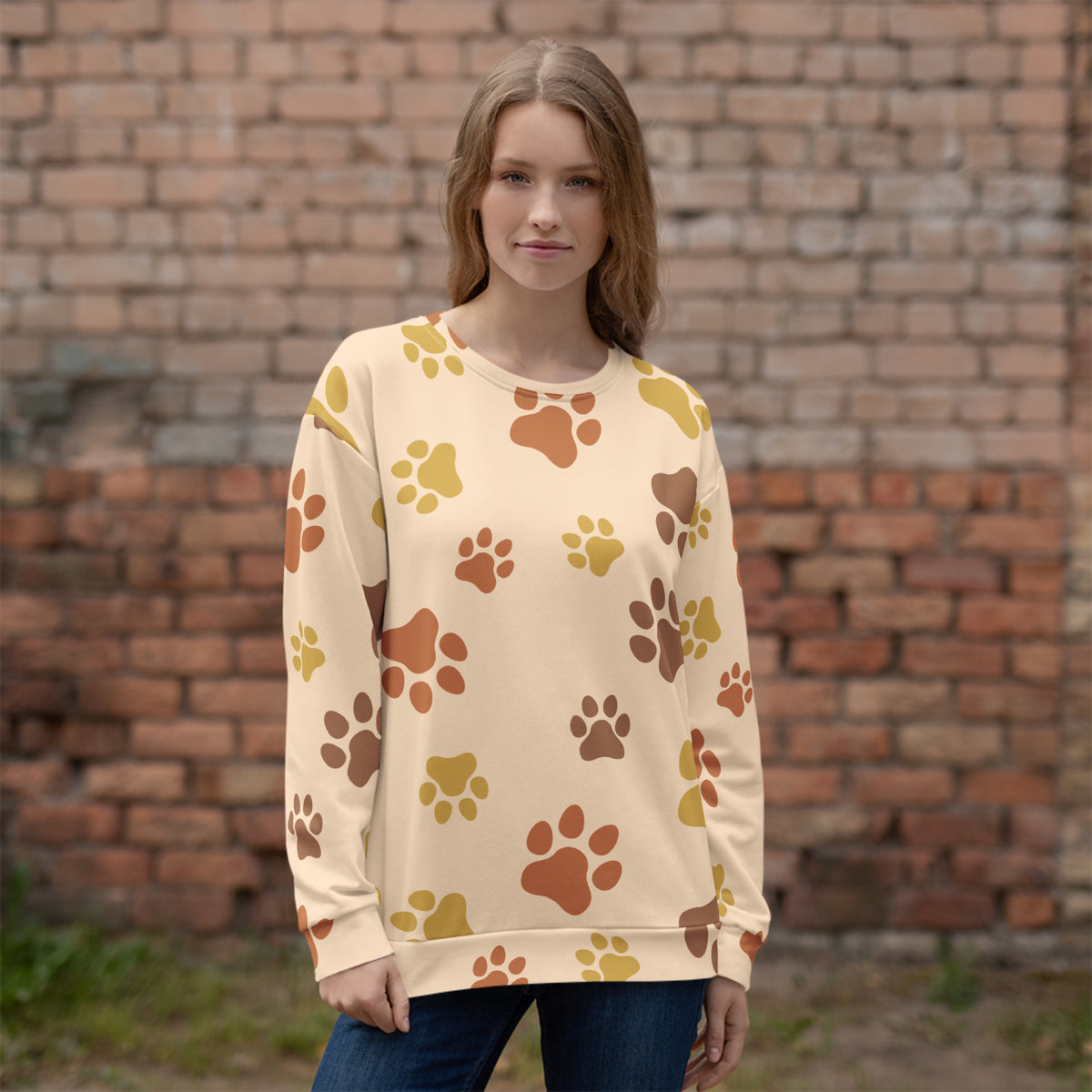 Paw Styled Unisex Sweatshirt – cozy casual pullover for animal lovers