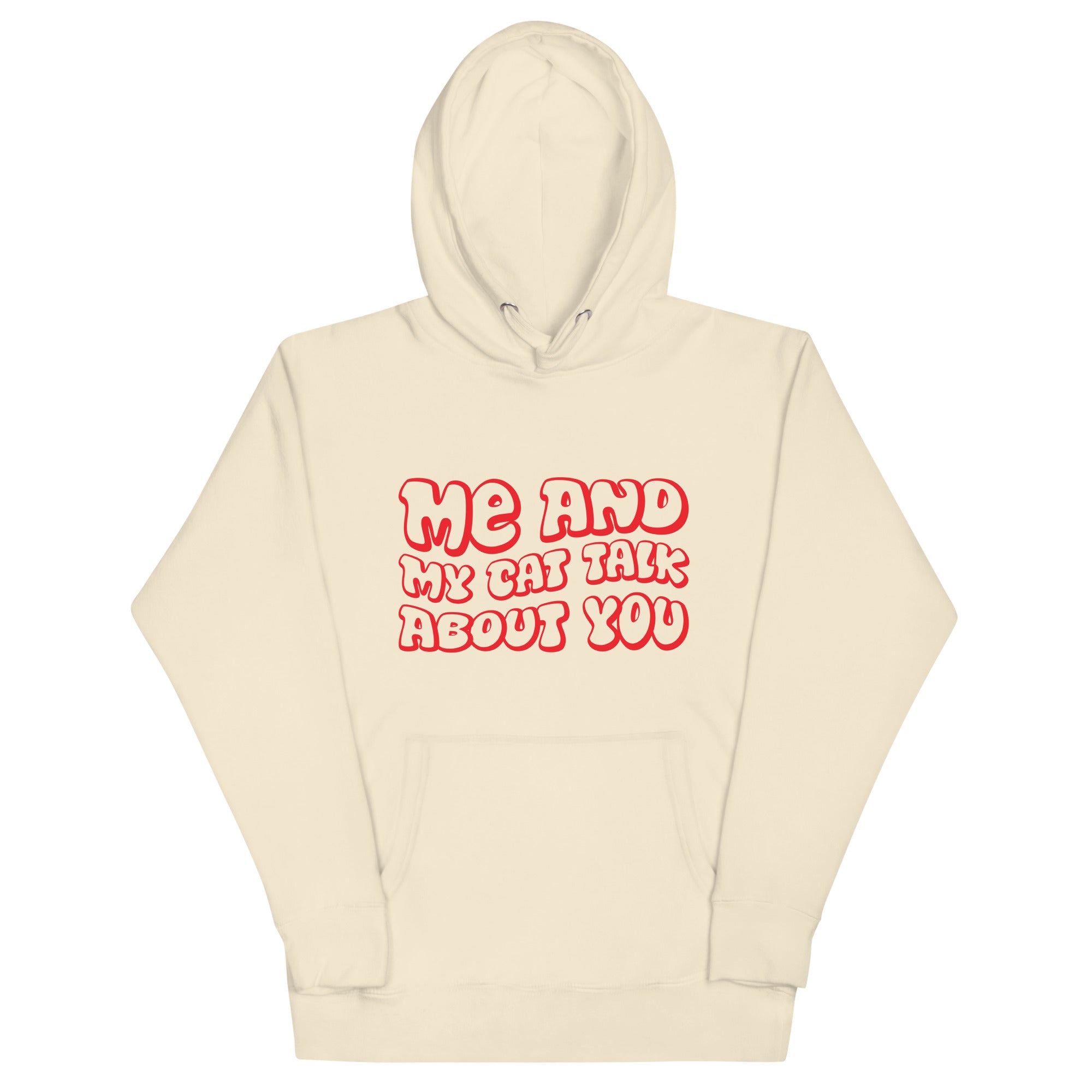 Me and My Cat Unisex Hoodie – cozy sweatshirt for cat lovers