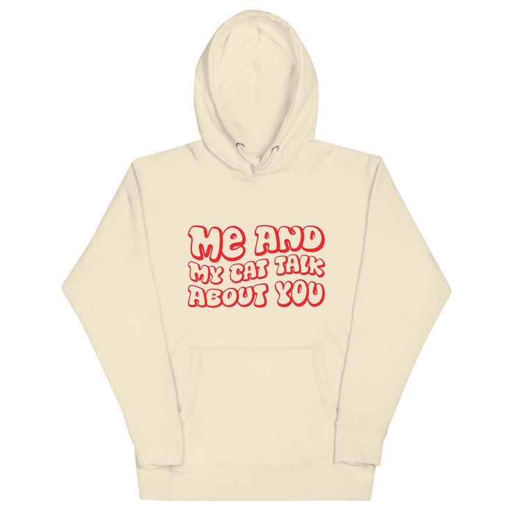 Me and My Cat Unisex Hoodie – cozy sweatshirt for cat lovers