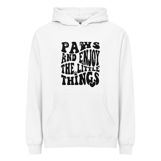 Paws and Enjoy the Little Things Men Hoodie – Cozy Sweatshirt