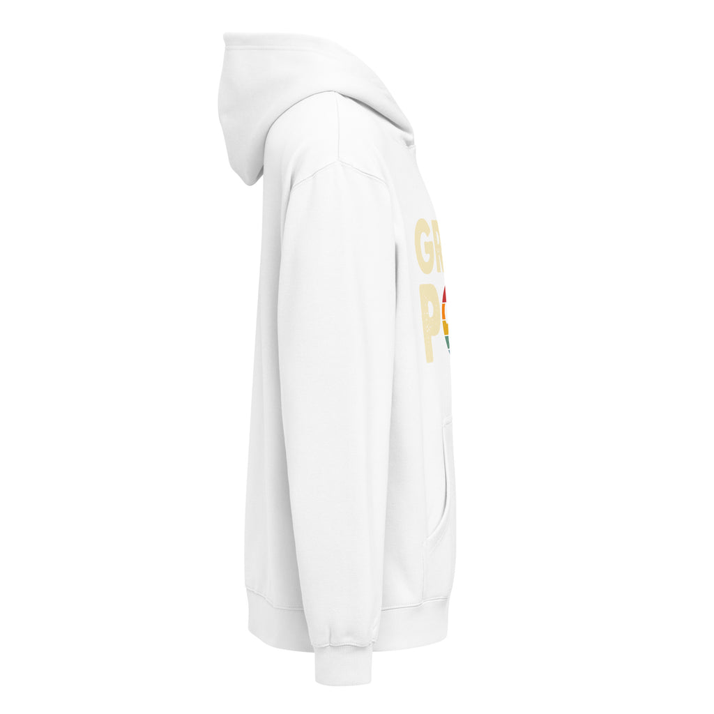 Grand Paw Men’s Box Hoodie with pet-lover graphic for dog and cat grandparents