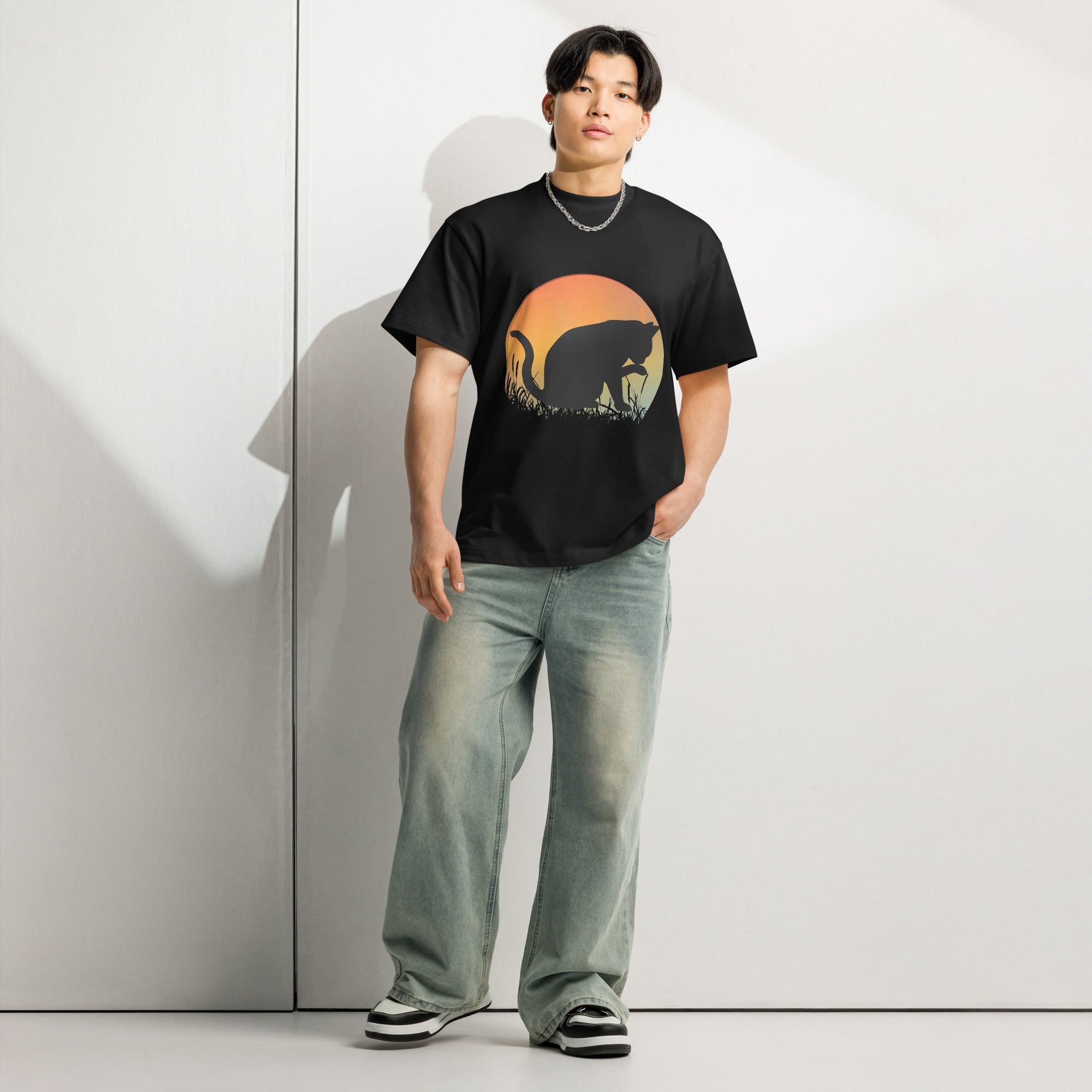 Cat Classic Male Tee – cozy t-shirt for cat lovers