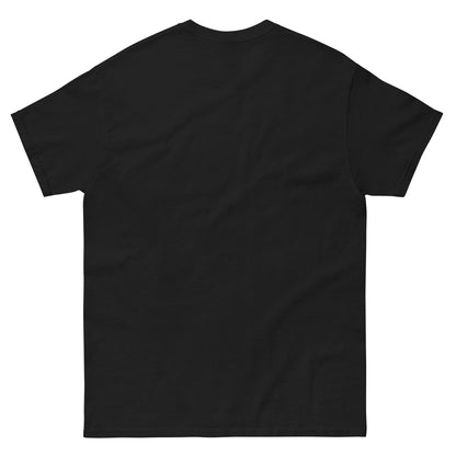 Sunset Dog Classic Tee with vibrant dog and sunset graphic for pet lovers