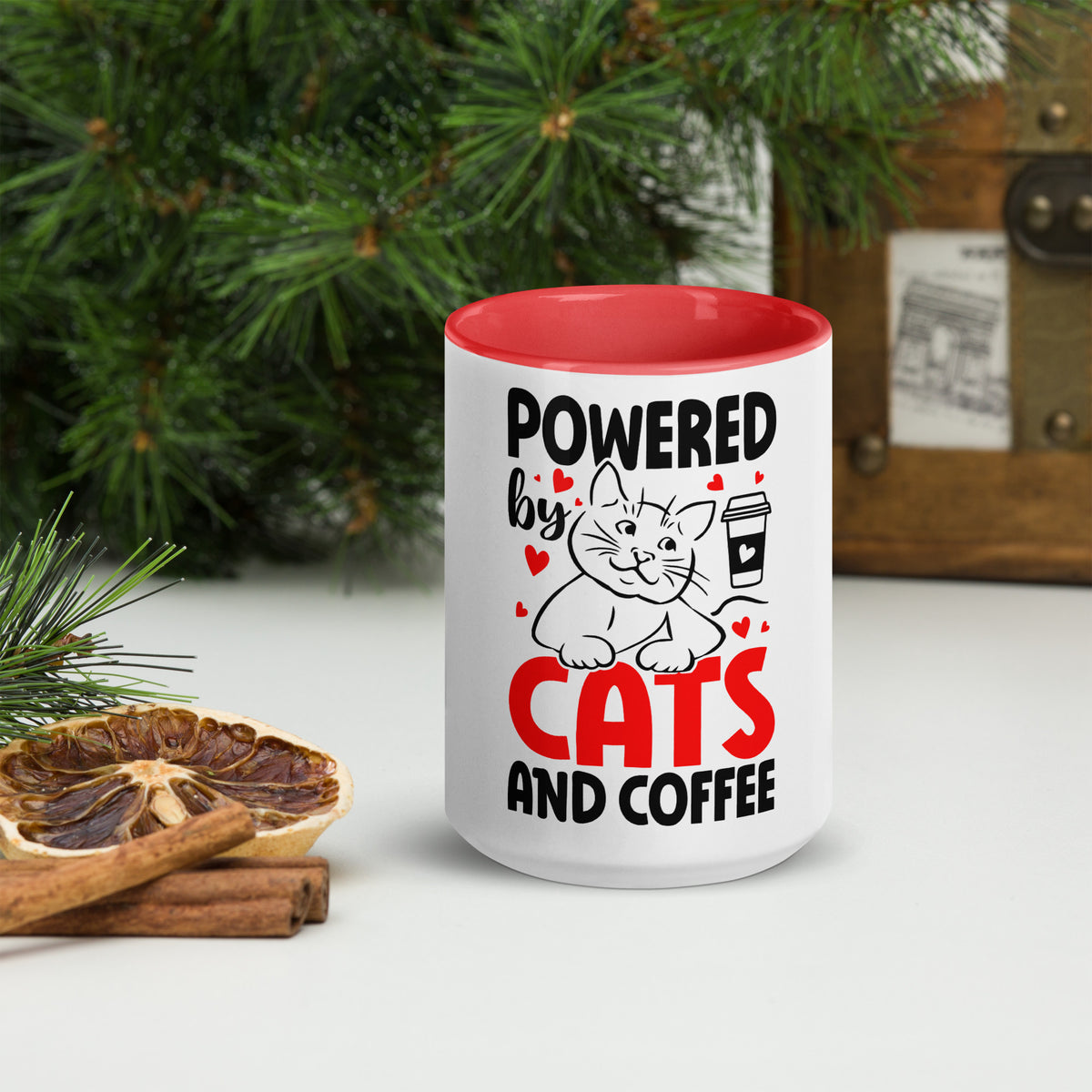 Mug with Color Inside – colorful ceramic coffee mug for daily use