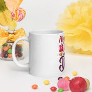 White Glossy Mug – classic ceramic coffee cup for home and office