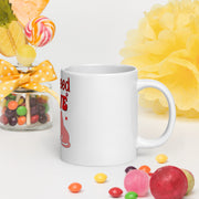White Glossy Mug – classic ceramic coffee cup for home and office