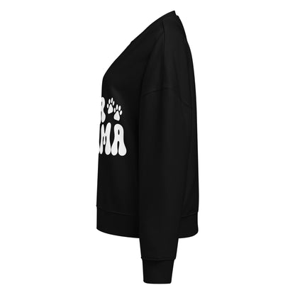 Cat Fur Mama Women’s Neck Sweatshirt – cozy pet lover gift